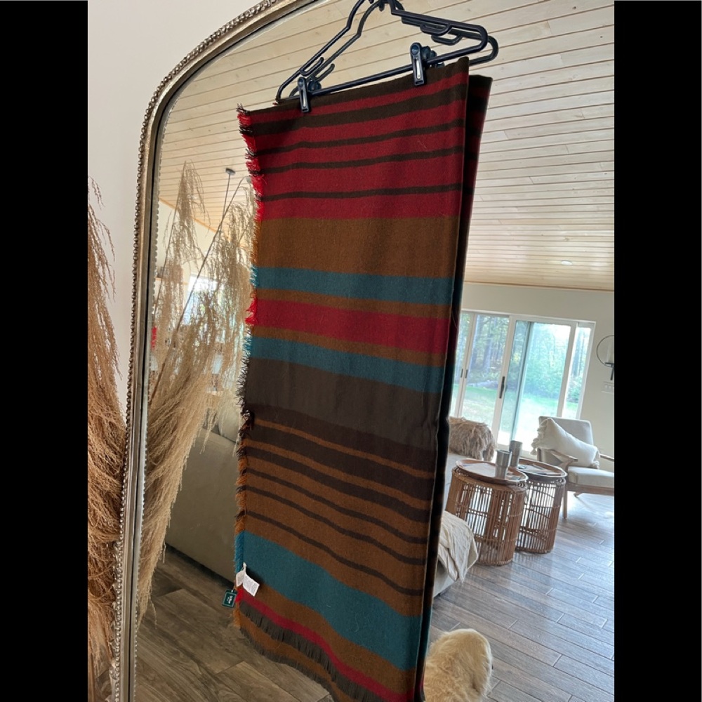 NWT LL Bean blanket scarf